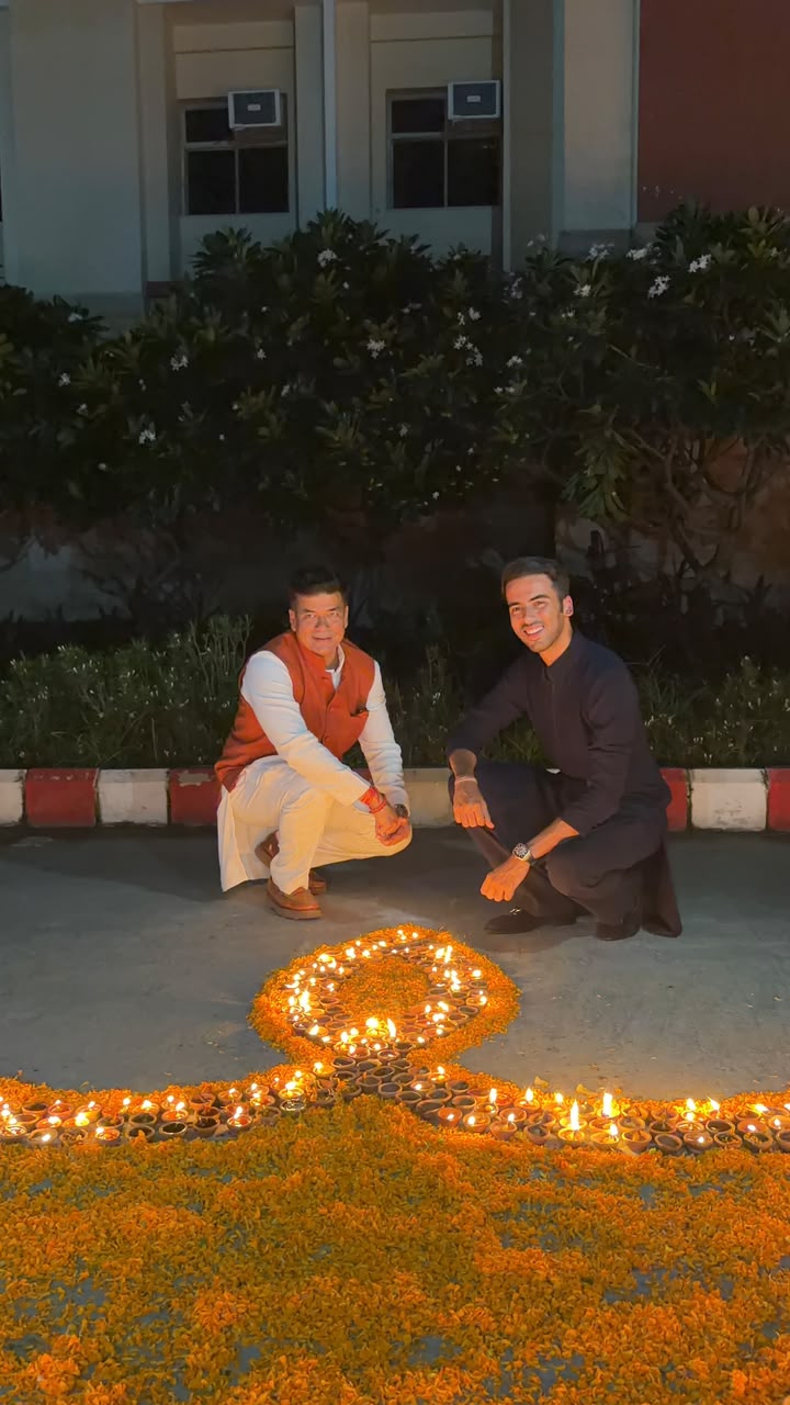 Dr. Umesh Gautam Leads Grand 10,000 Diya Tribute at Invertis University to Mark PM Narendra Modi’s Birthday
